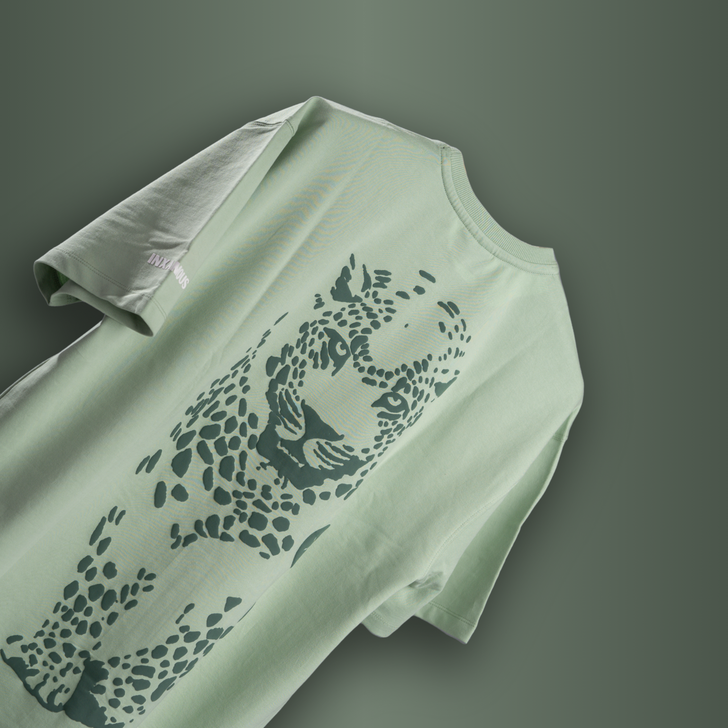 Green Leopard Tee