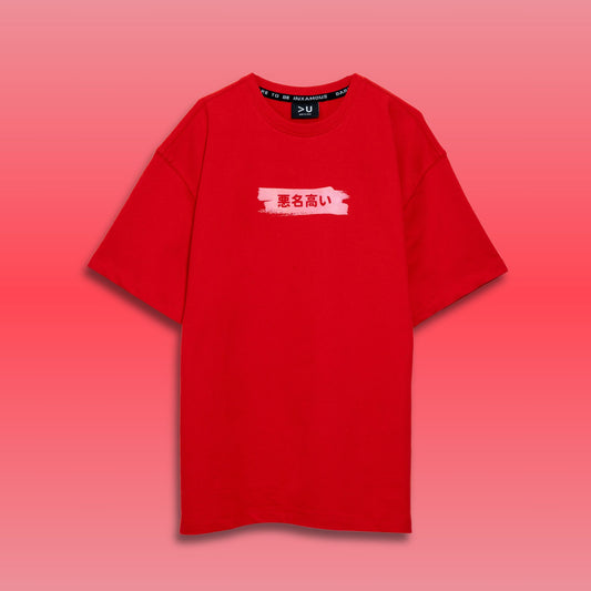 Red Concave Wordmark Tee